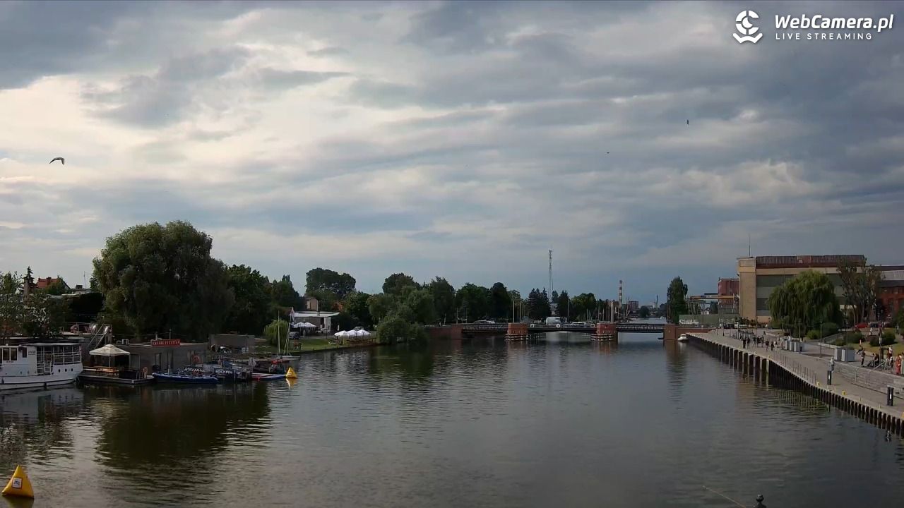 Elbląg - widok na rzekę i Bulwar Zygmunta Augusta NOWOŚĆ - 13 lipiec 2025, 16:59
