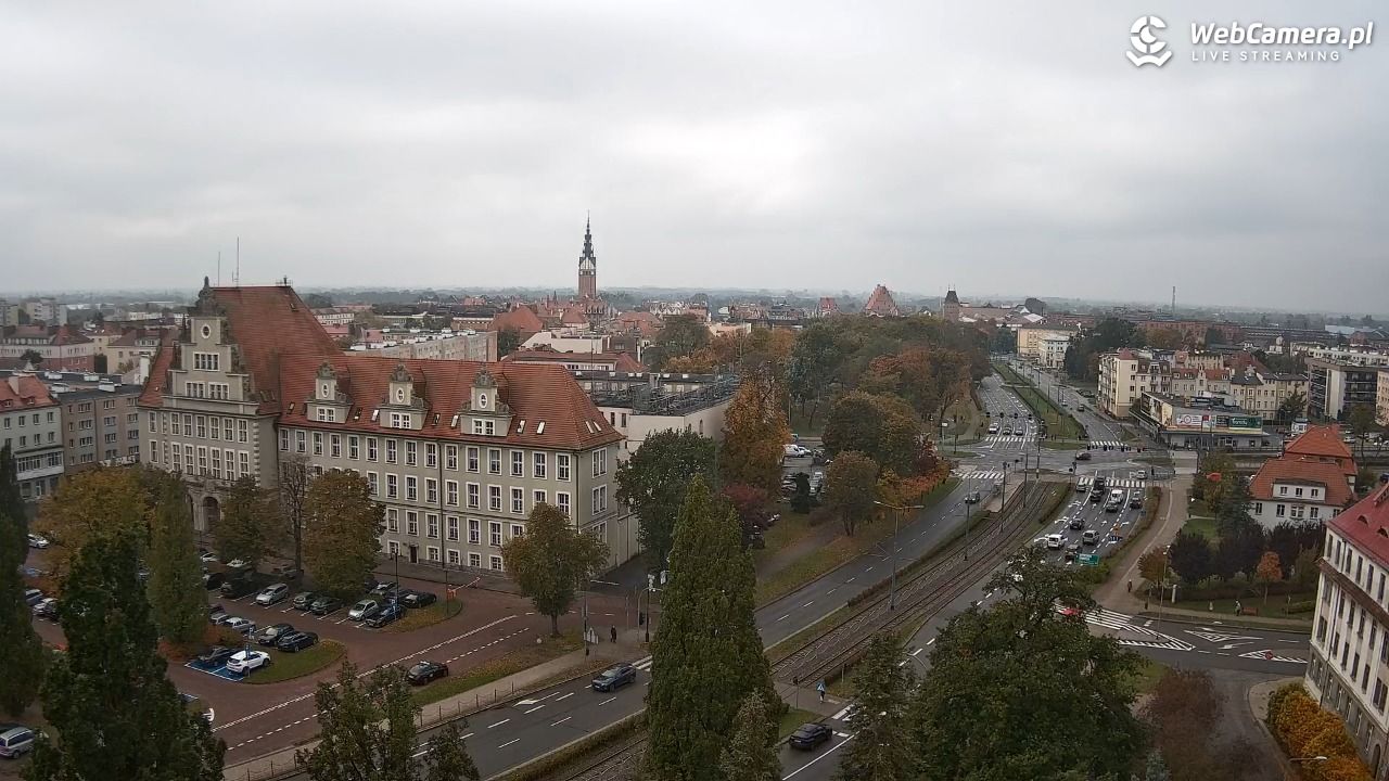 Elbląg - widok na panoramę miasta NOWOŚĆ - 23 październik 2025, 12:12