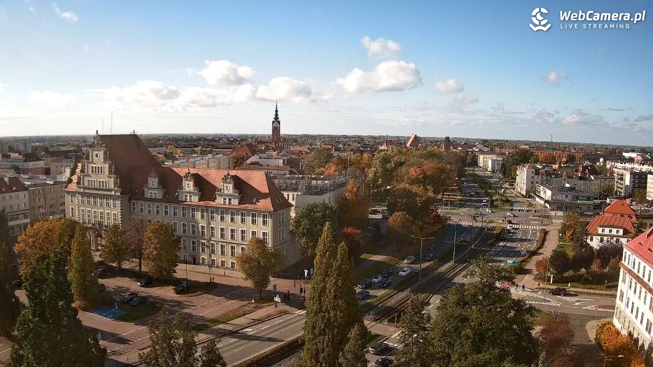 Elbląg - widok na panoramę miasta NOWOŚĆ - 25 październik 2025, 12:31
