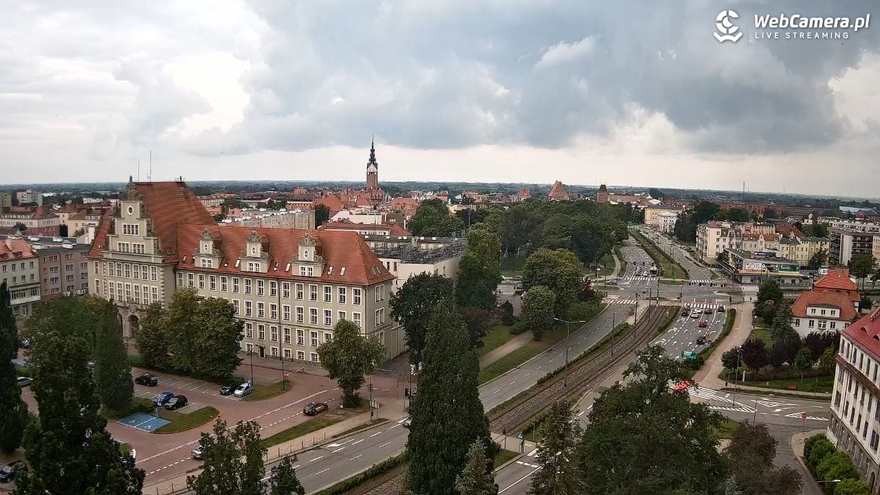 Elbląg - widok na panoramę miasta NOWOŚĆ - 07 lipiec 2025, 16:54