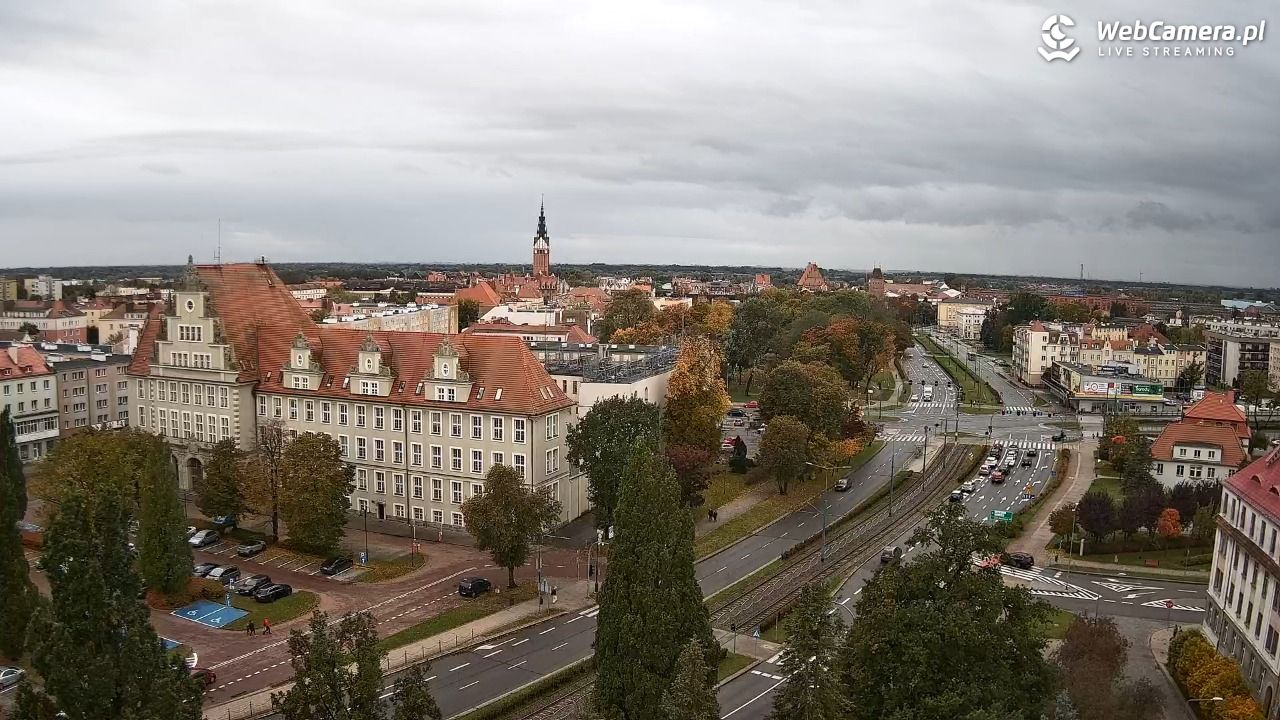 Elbląg - widok na panoramę miasta NOWOŚĆ - 18 październik 2025, 11:27