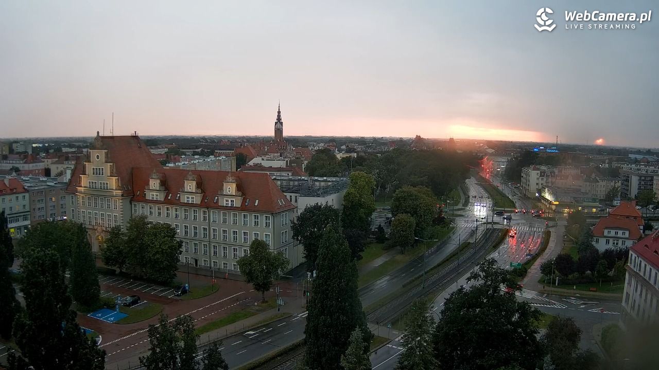Elbląg - widok na panoramę miasta NOWOŚĆ - 25 sierpień 2025, 19:45
