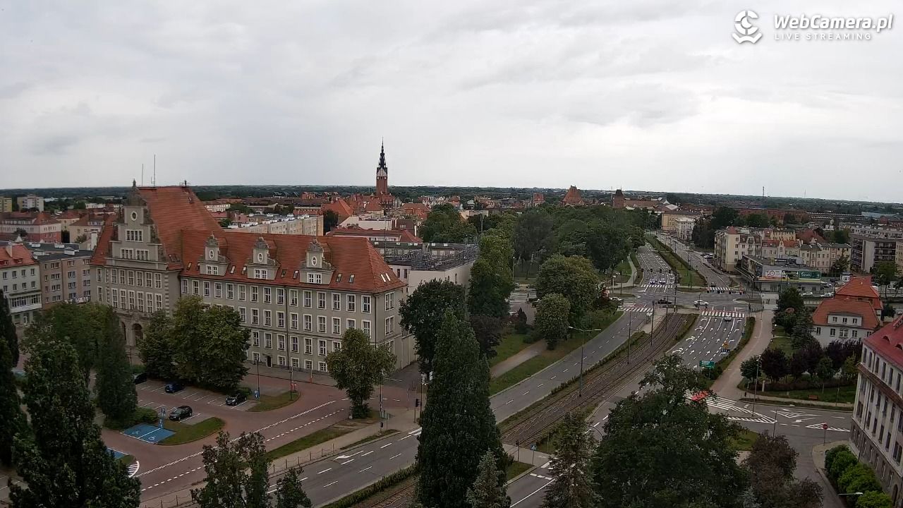 Elbląg - widok na panoramę miasta NOWOŚĆ - 08 lipiec 2025, 19:13