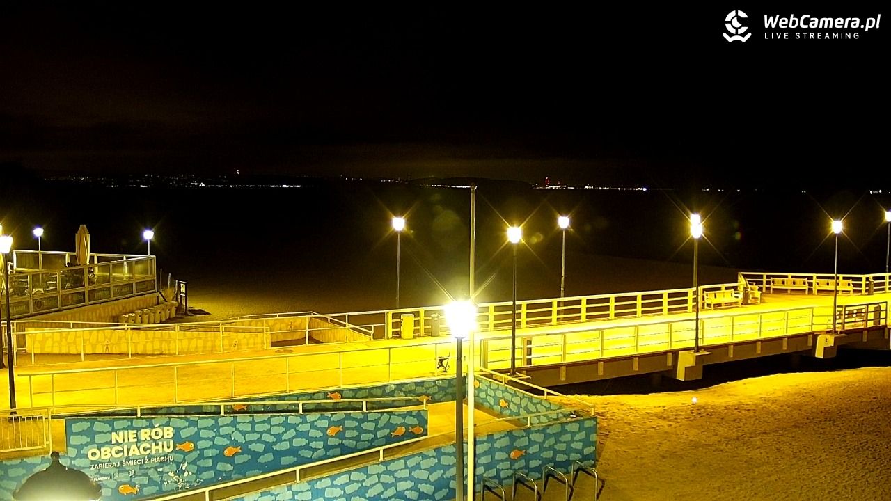 Gdańsk - Brzeźno molo - 25 grudzień 2025, 21:47