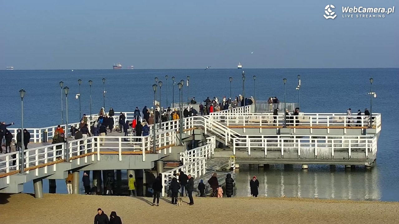 Gdańsk - Brzeźno molo - 25 grudzień 2025, 12:03