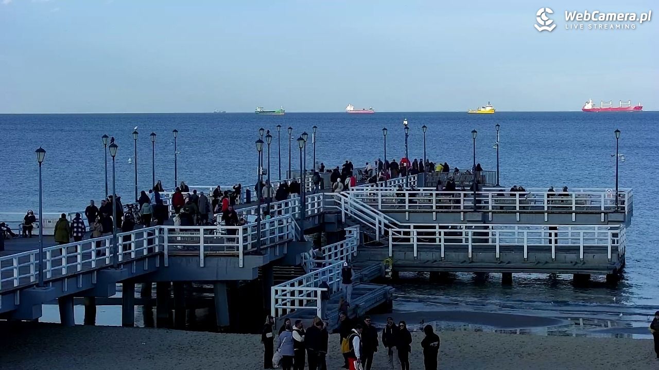 Gdańsk - Brzeźno molo - 24 październik 2026, 14:02