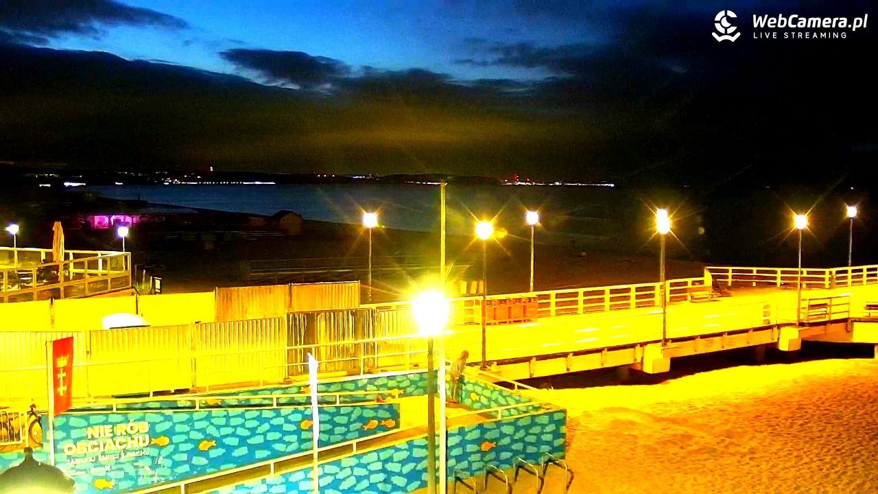Gdańsk - Brzeźno molo - 15 wresień 2025, 19:56