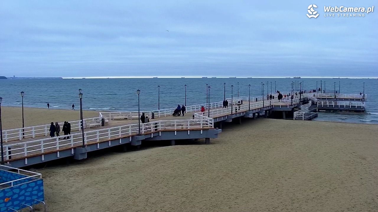 Gdańsk - Brzeźno molo - 26 grudzień 2025, 10:18