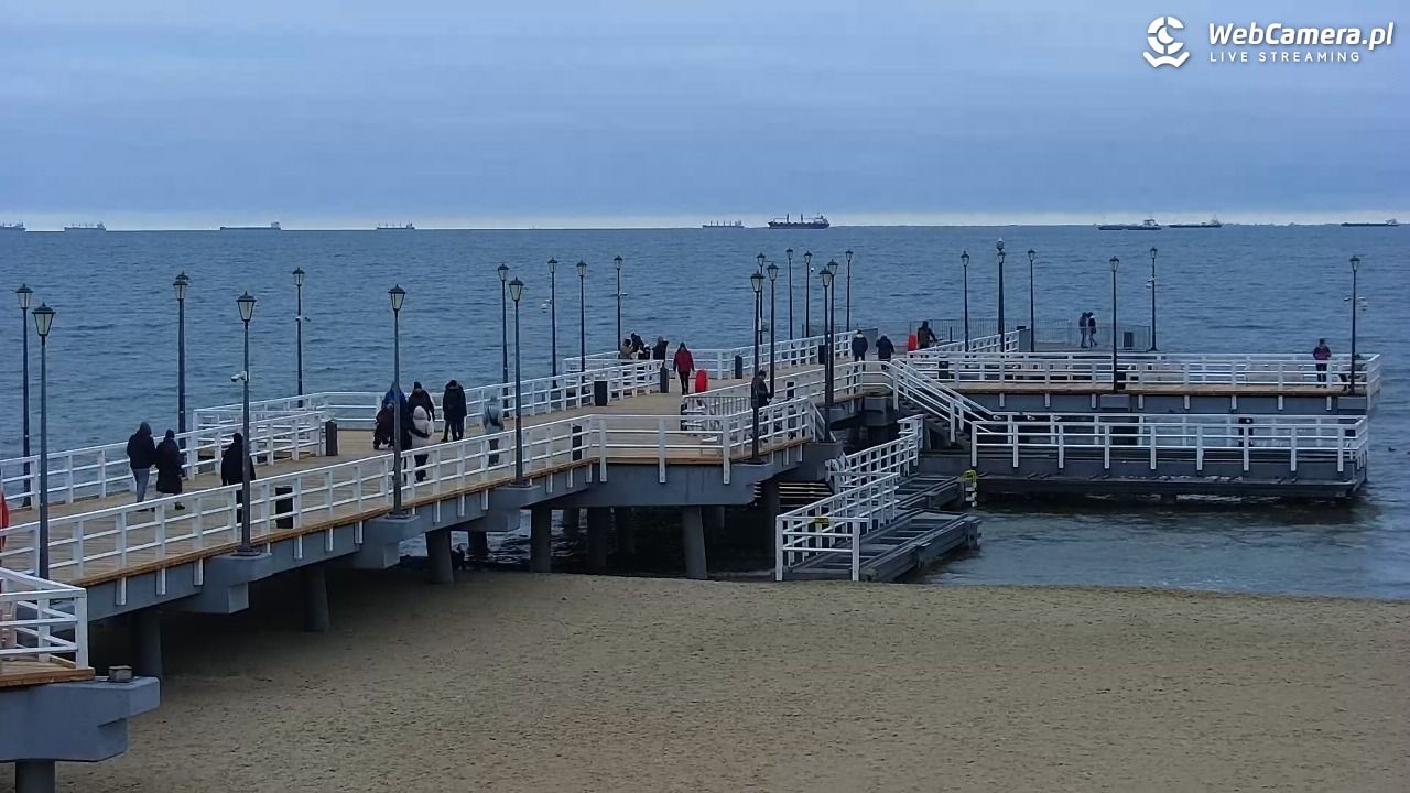 Gdańsk - Brzeźno molo - 26 grudzień 2025, 10:18