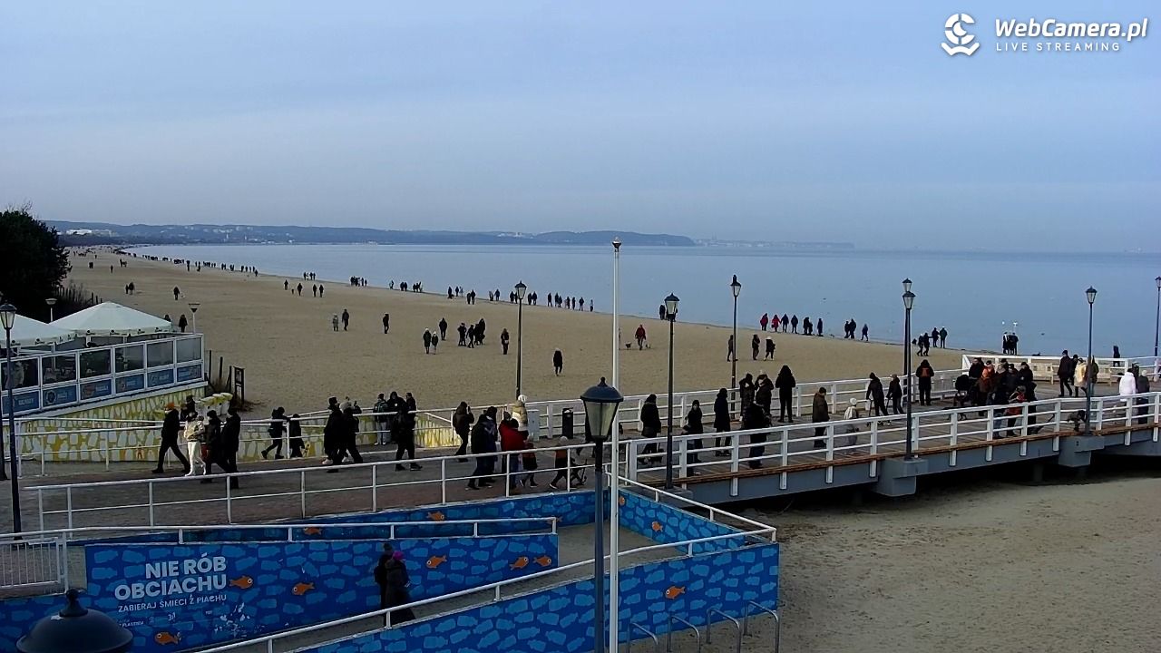 Gdańsk - Brzeźno molo - 25 grudzień 2025, 14:04