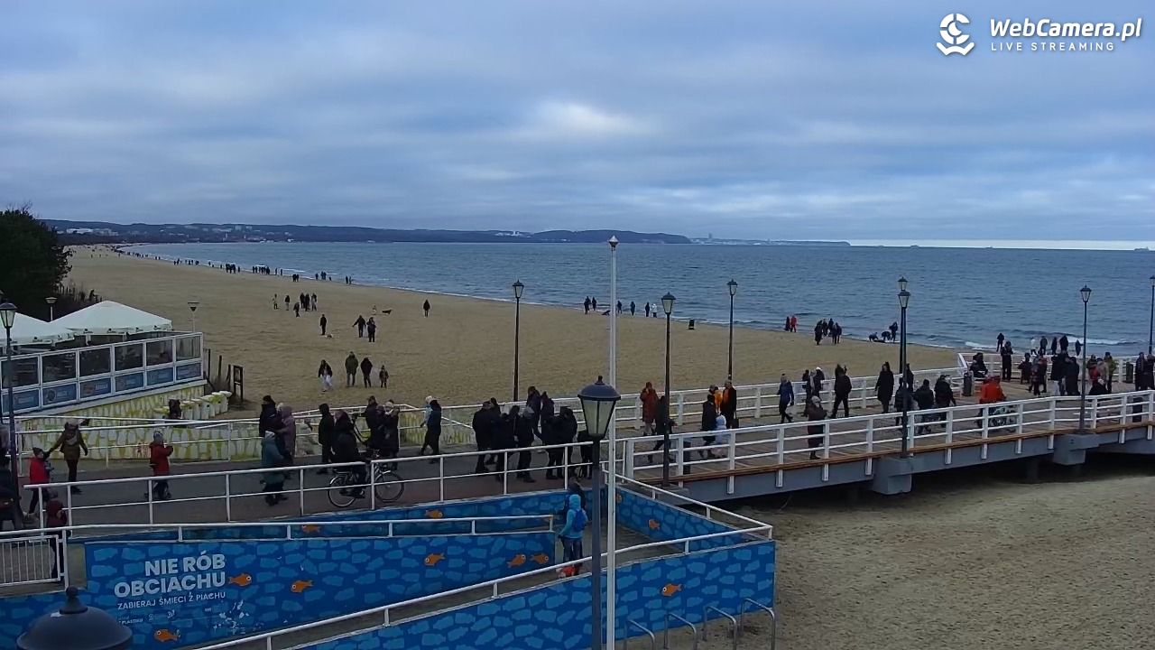 Gdańsk - Brzeźno molo - 26 grudzień 2025, 12:25