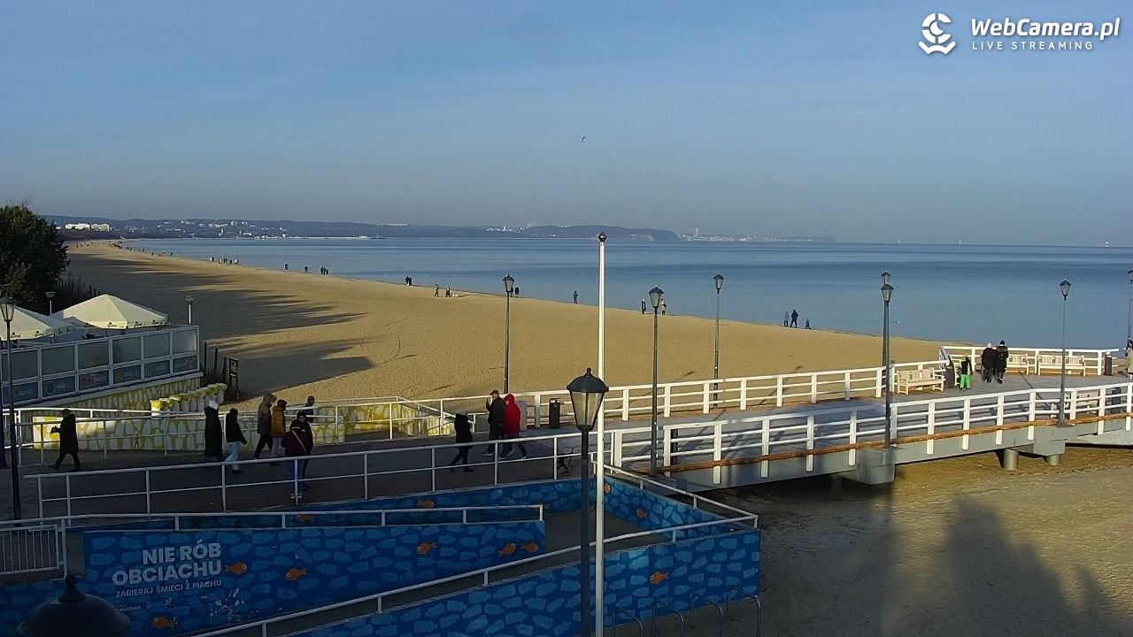 Gdańsk - Brzeźno molo - 25 grudzień 2025, 10:55