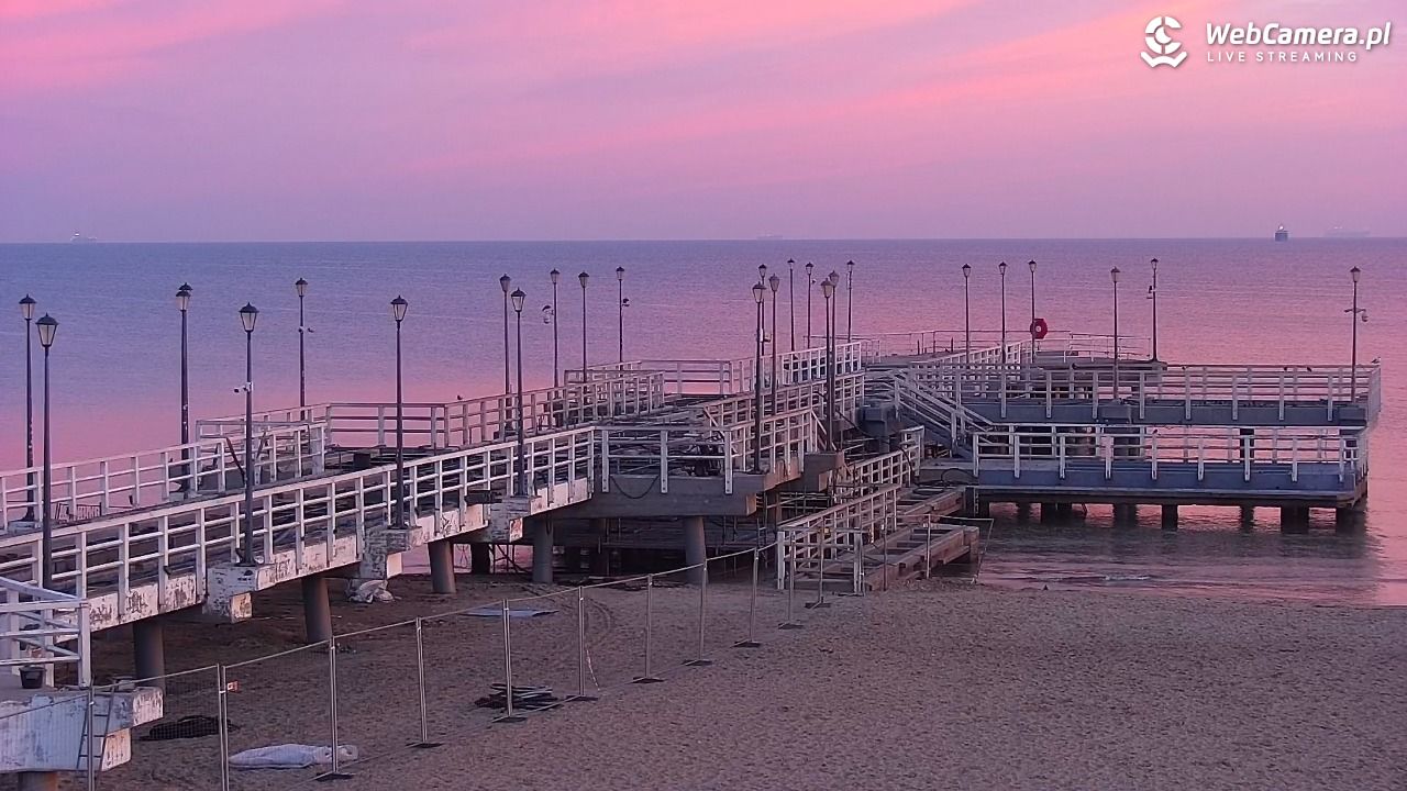 Gdańsk - Brzeźno molo - 05 listopad 2025, 06:49