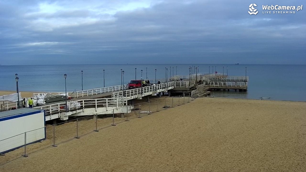 Gdańsk - Brzeźno molo - 04 listopad 2025, 08:51