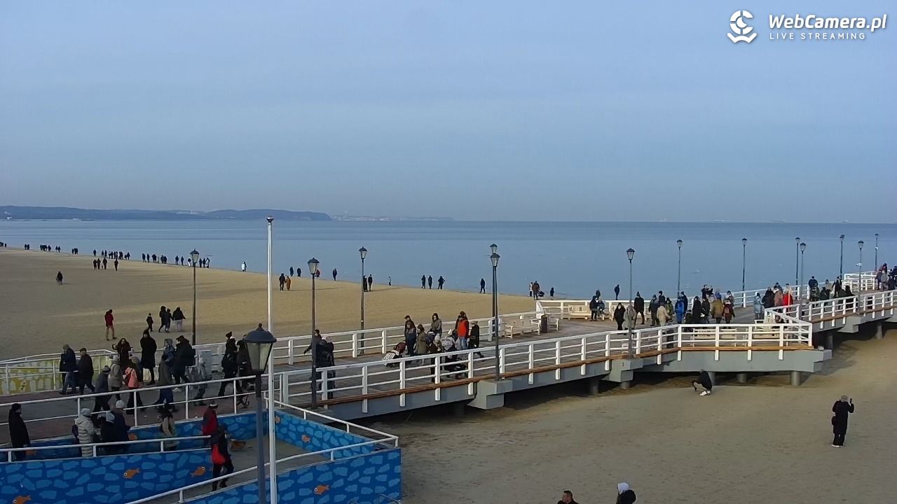 Gdańsk - Brzeźno molo - 25 grudzień 2025, 12:56
