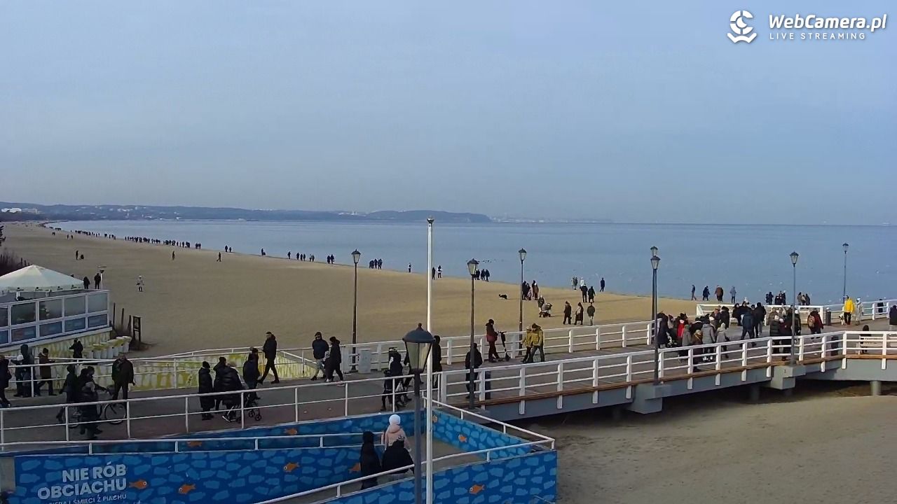 Gdańsk - Brzeźno molo - 25 grudzień 2025, 13:17