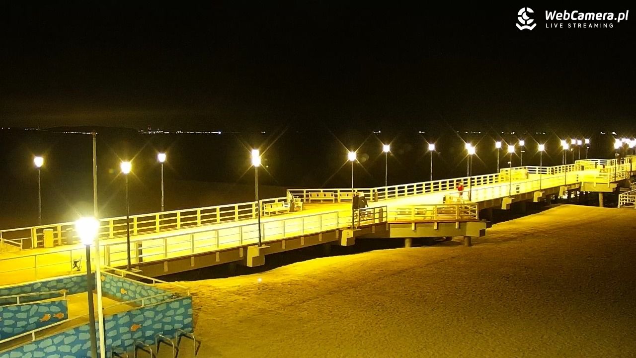 Gdańsk - Brzeźno molo - 25 grudzień 2025, 22:19