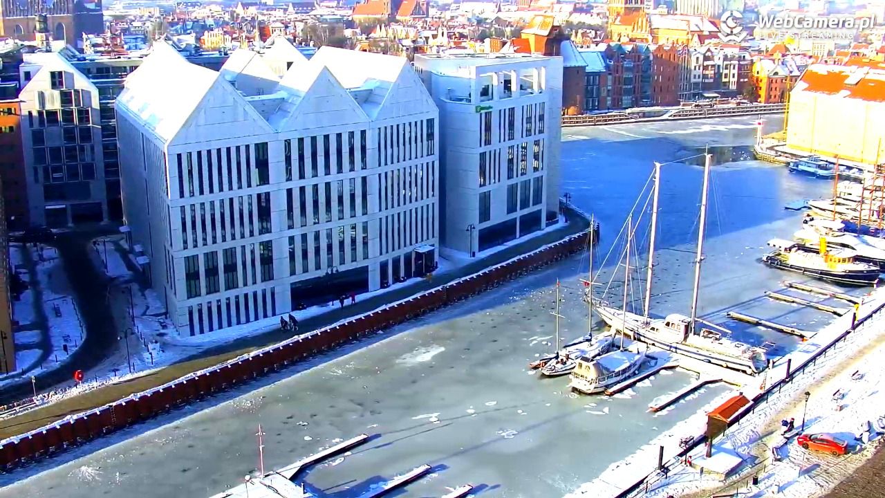 GDAŃSK - widok na Stare Miasto - 18 styczeń 2026, 12:03