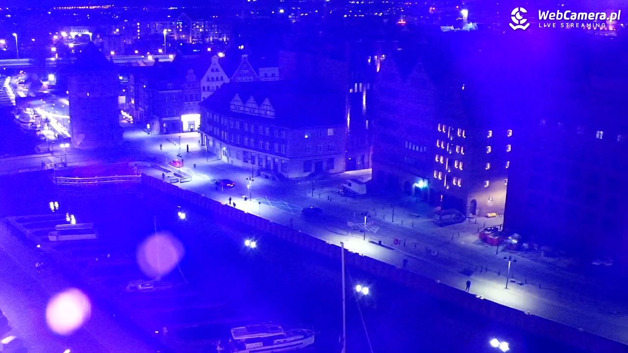 GDAŃSK - widok na Stare Miasto - 13 listopad 2025, 23:36