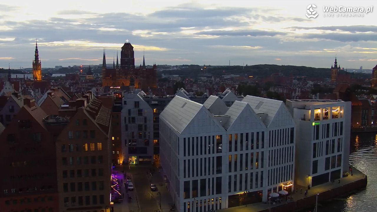 GDAŃSK - widok na Stare Miasto - 29 sierpień 2026, 20:01