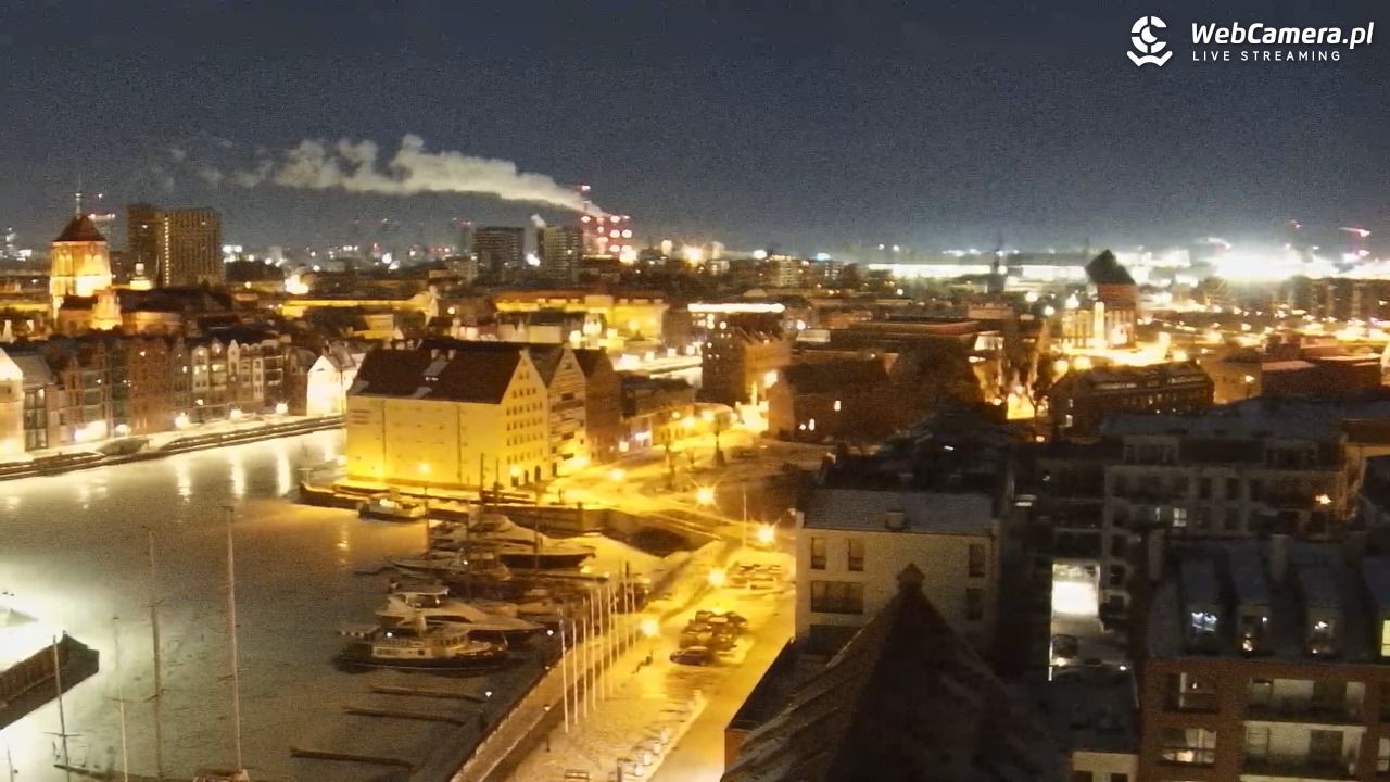 GDAŃSK - widok na Stare Miasto - 03 luty 2026, 05:08