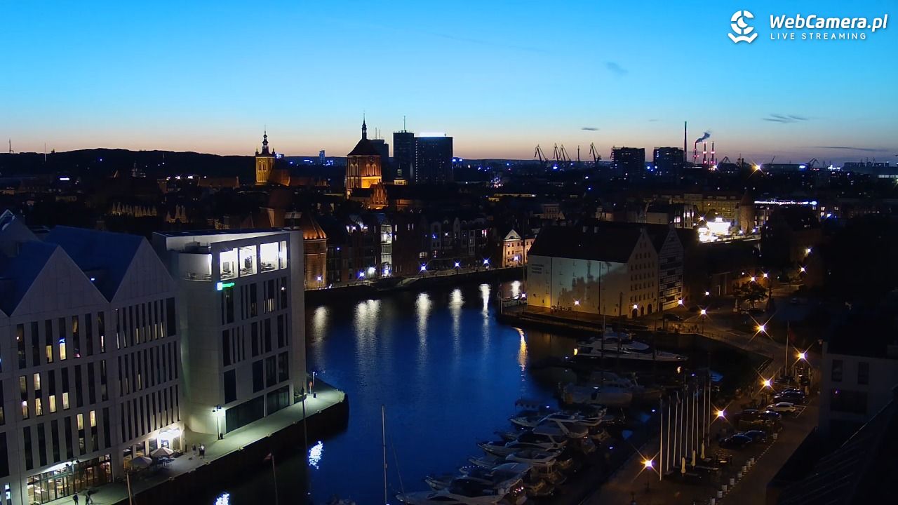 GDAŃSK - widok na Stare Miasto - 24 maj 2026, 22:02
