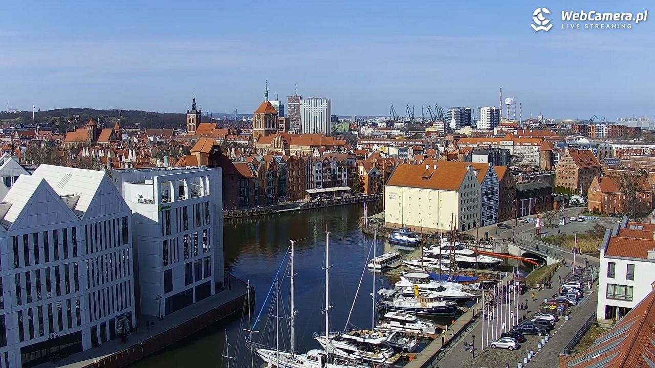GDAŃSK - widok na Stare Miasto - 28 marzec 2026, 12:09