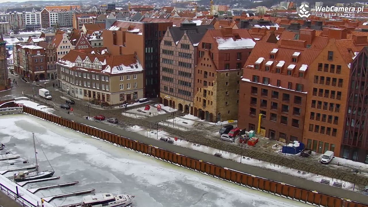 GDAŃSK - widok na Stare Miasto - 23 luty 2026, 08:43