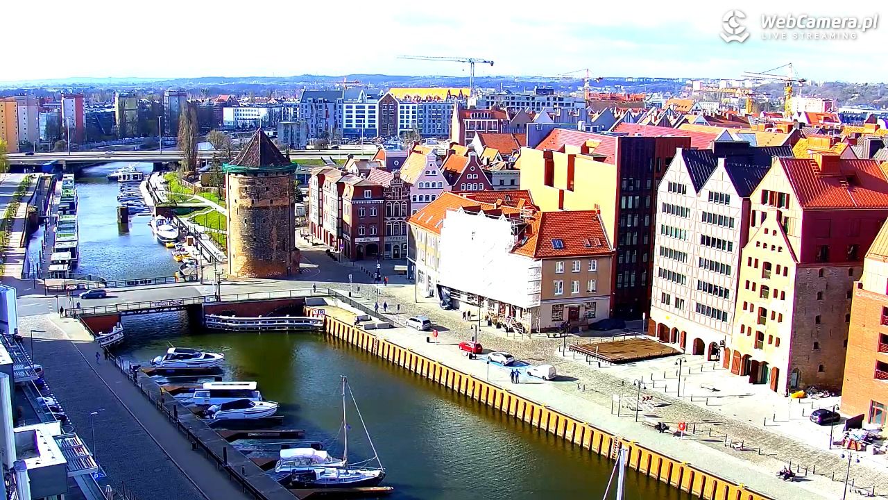 GDAŃSK - widok na Stare Miasto - 06 kwiecień 2026, 09:20