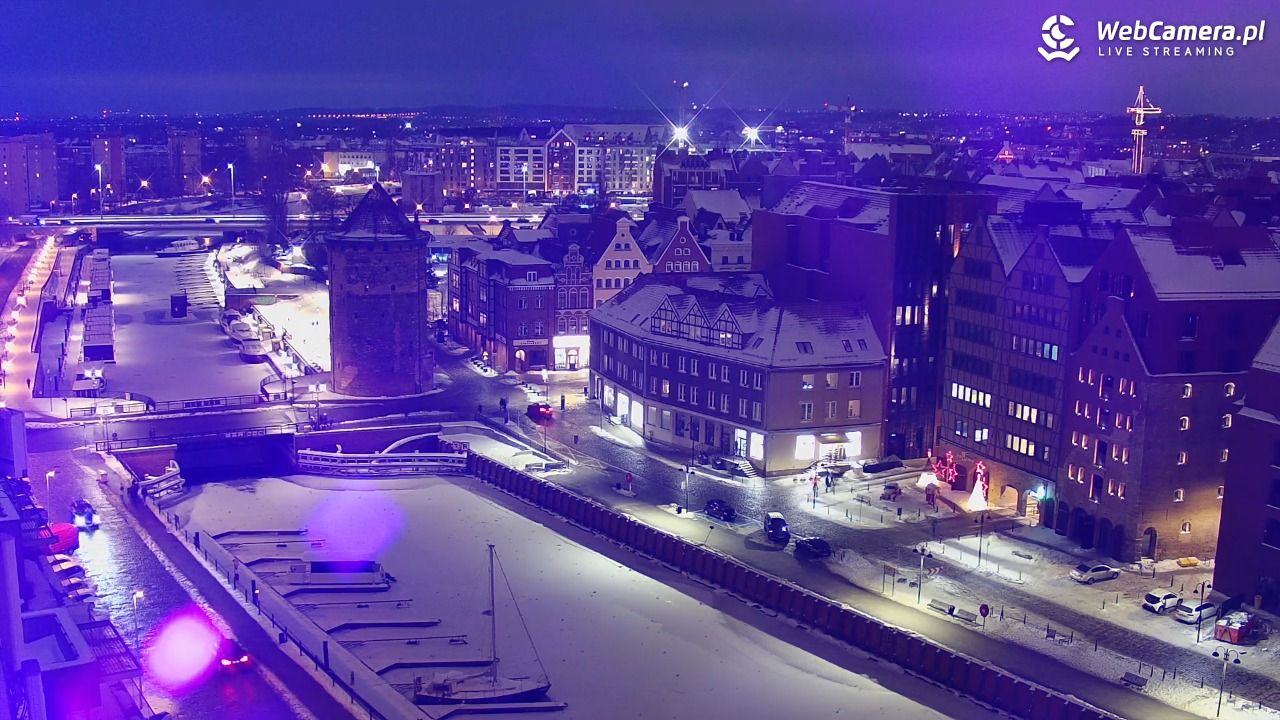 GDAŃSK - widok na Stare Miasto - 29 styczeń 2026, 17:01