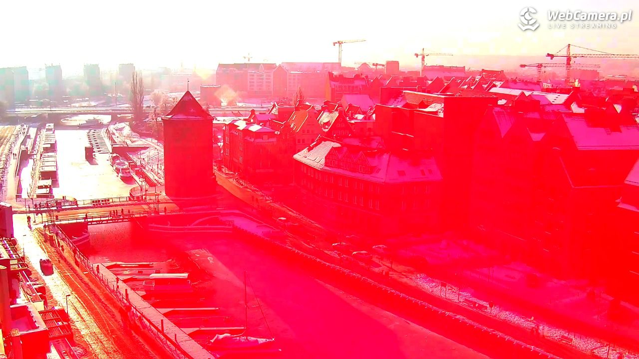 GDAŃSK - widok na Stare Miasto - 18 styczeń 2026, 12:04