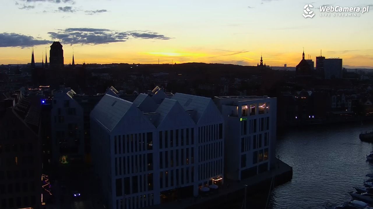GDAŃSK - widok na Stare Miasto - 12 sierpień 2026, 20:36