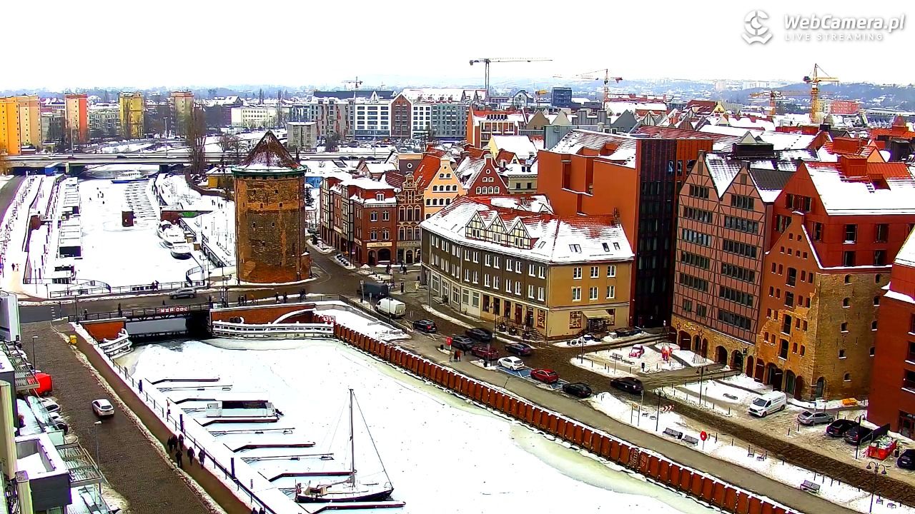GDAŃSK - widok na Stare Miasto - 30 styczeń 2026, 11:20