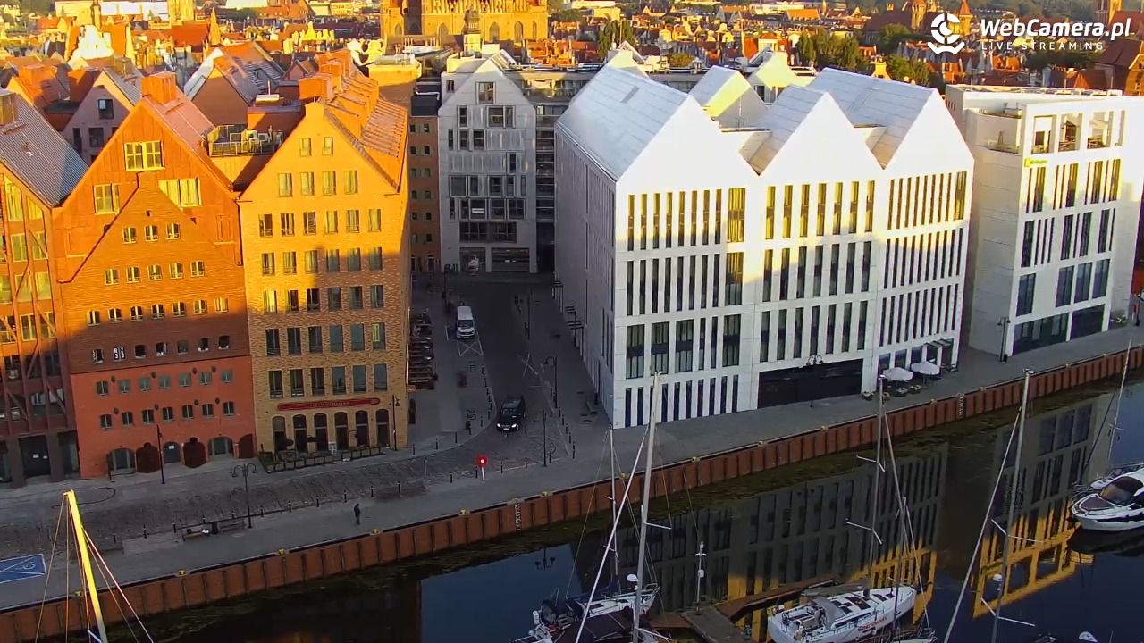GDAŃSK - widok na Stare Miasto - 24 sierpień 2026, 06:05