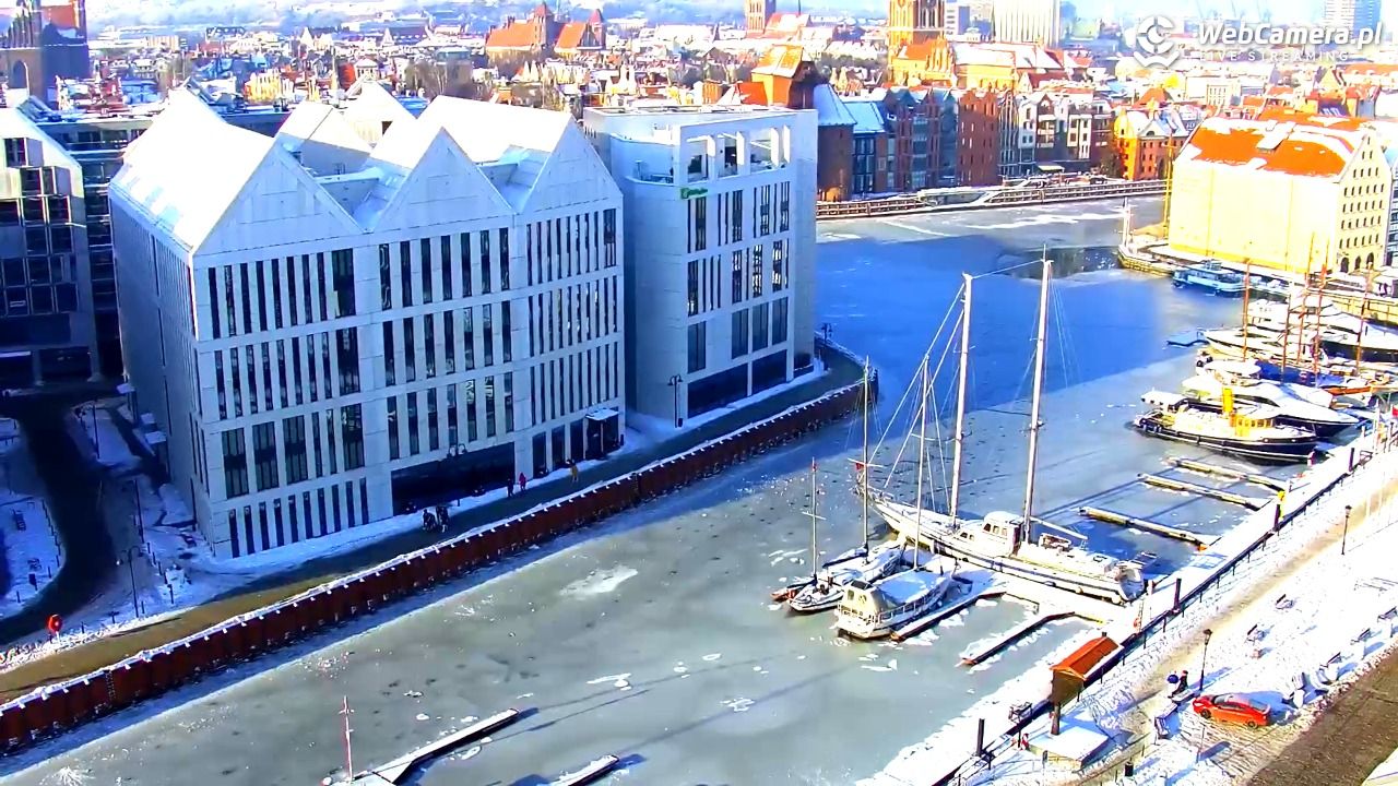 GDAŃSK - widok na Stare Miasto - 18 styczeń 2026, 12:03