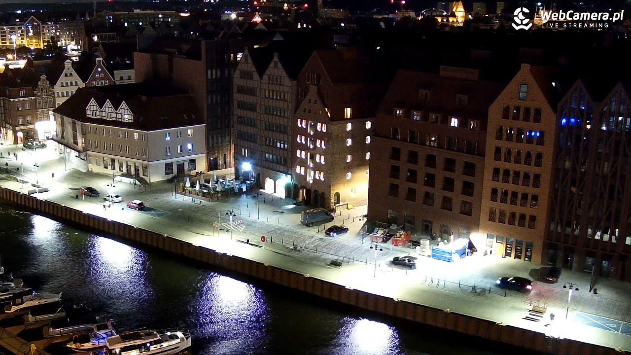 GDAŃSK - widok na Stare Miasto - 28 lipiec 2026, 01:02