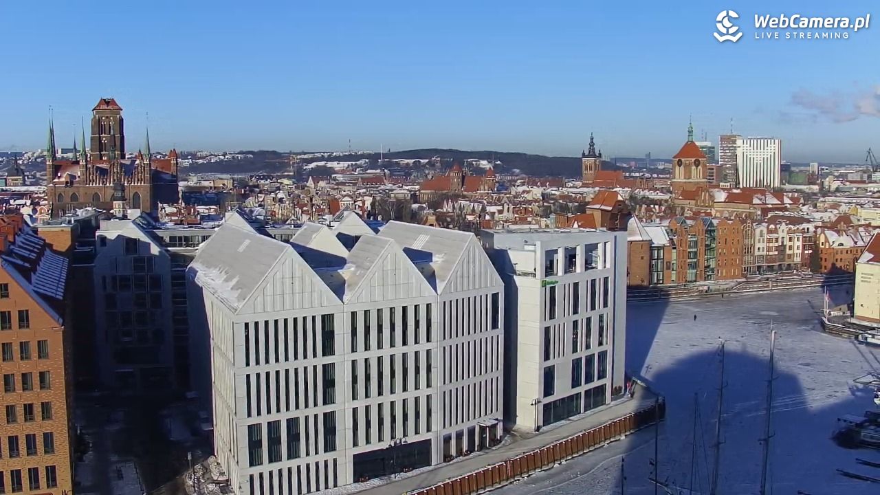 GDAŃSK - widok na Stare Miasto - 03 luty 2026, 09:17