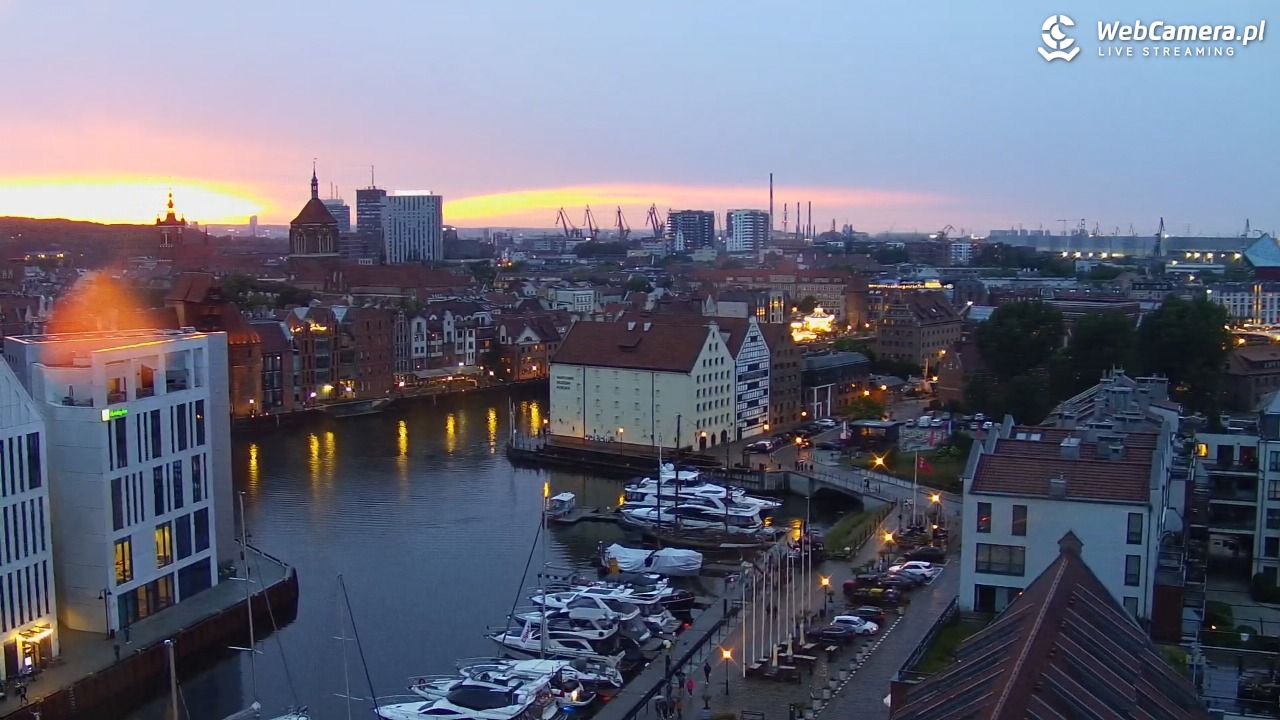 GDAŃSK - widok na Stare Miasto - 05 czerwiec 2026, 21:23