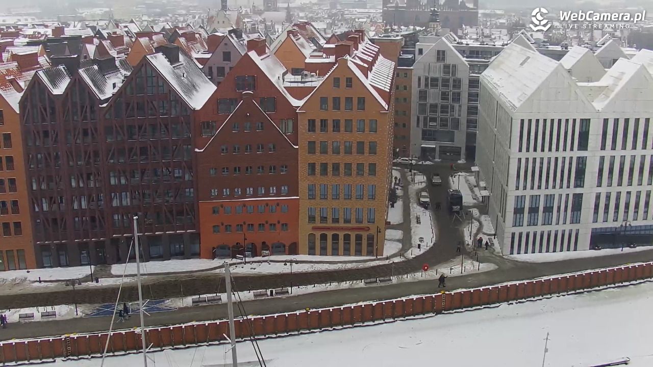 GDAŃSK - widok na Stare Miasto - 10 luty 2026, 11:49