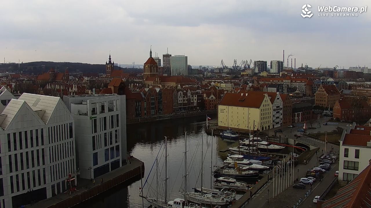 GDAŃSK - widok na Stare Miasto - 23 marzec 2026, 14:27