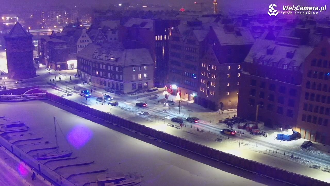 GDAŃSK - widok na Stare Miasto - 07 luty 2026, 23:35