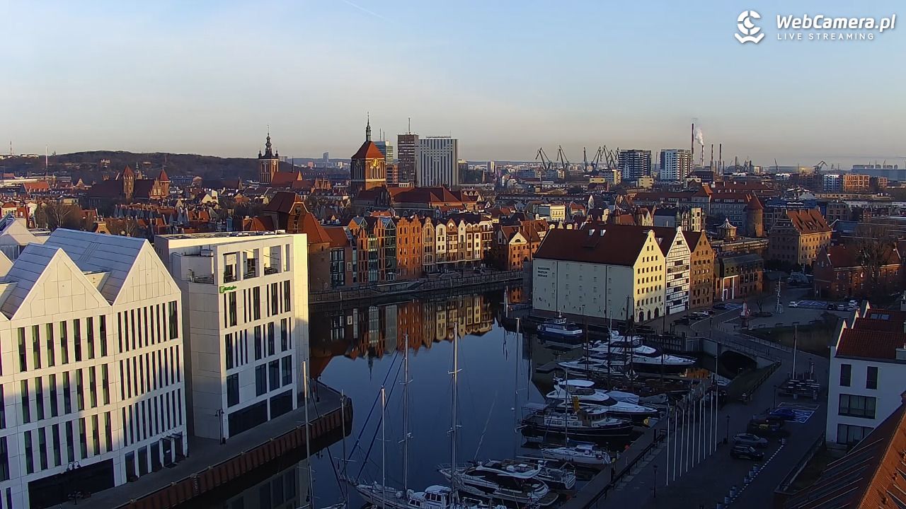GDAŃSK - widok na Stare Miasto - 12 kwiecień 2026, 06:34