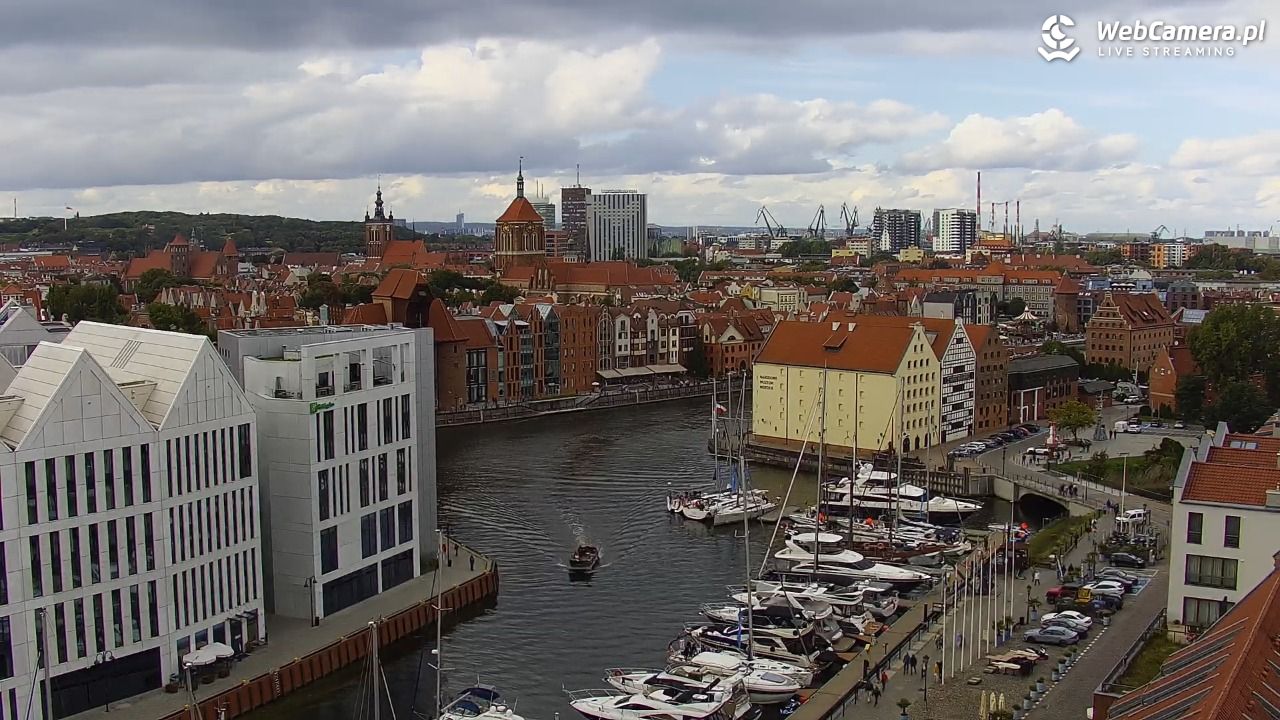 GDAŃSK - widok na Stare Miasto - 18 wresień 2026, 14:42