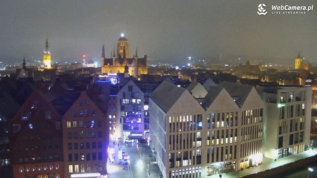 GDAŃSK - widok na Stare Miasto - 05 grudzień 2025, 19:53