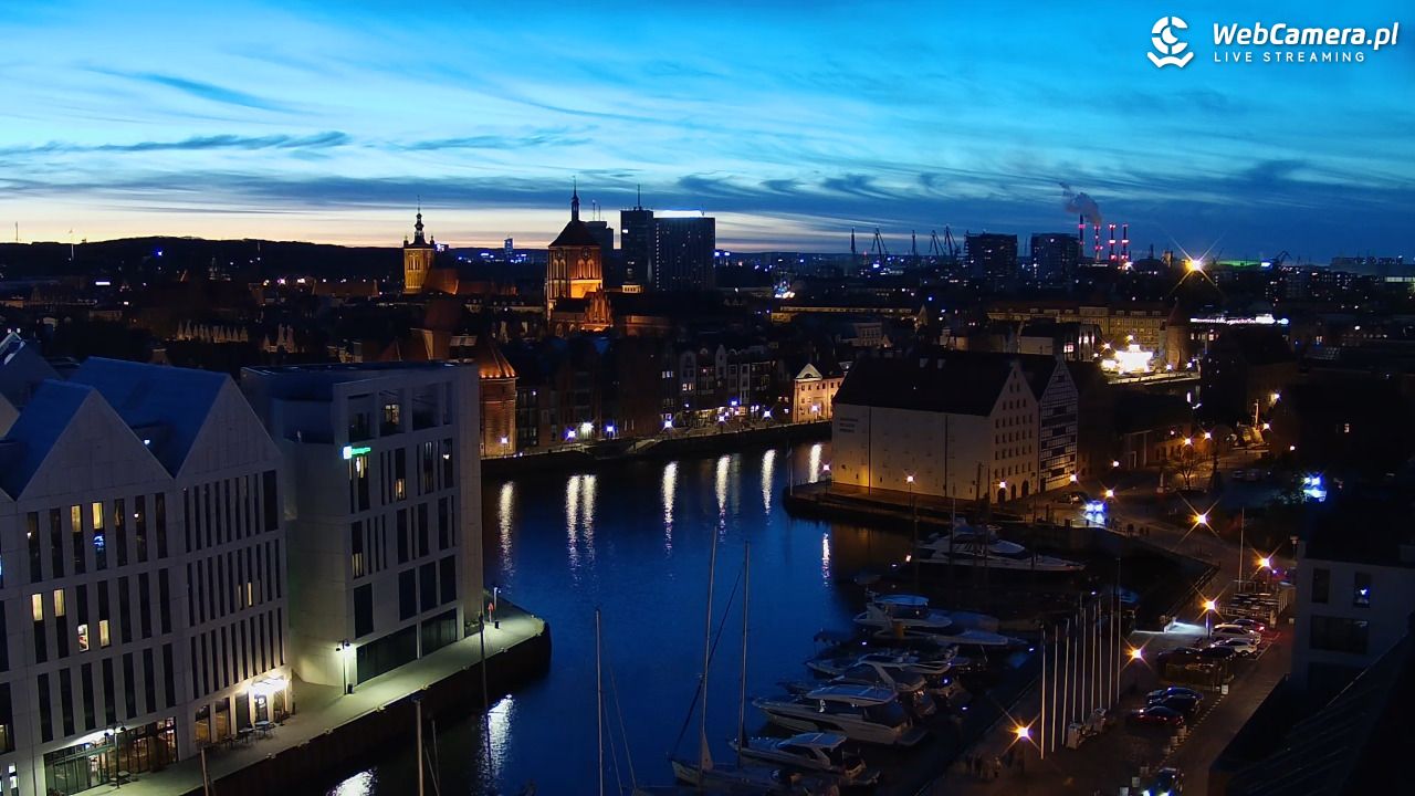 GDAŃSK - widok na Stare Miasto - 29 kwiecień 2026, 21:01