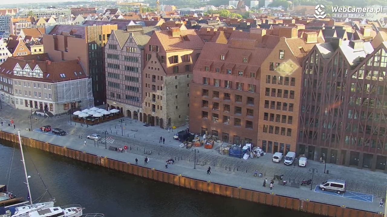 GDAŃSK - widok na Stare Miasto - 17 czerwiec 2026, 19:40