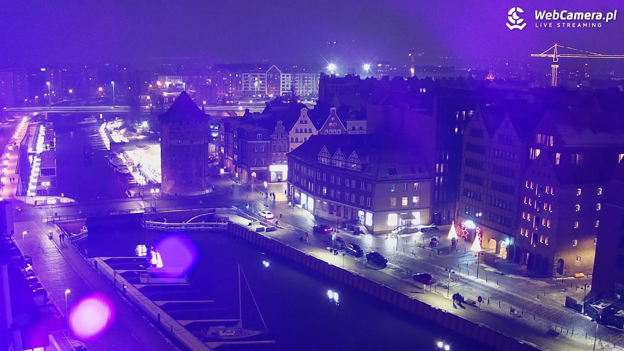 GDAŃSK - widok na Stare Miasto - 05 styczeń 2026, 19:24