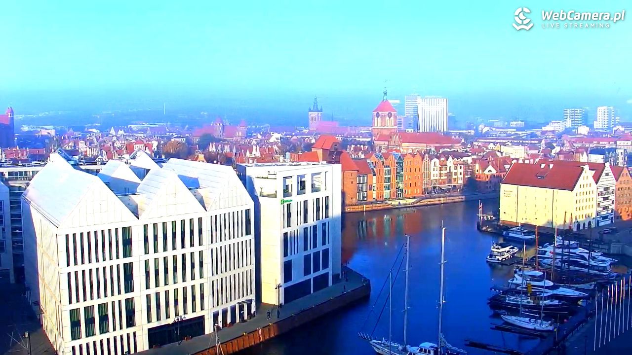 GDAŃSK - widok na Stare Miasto - 08 listopad 2025, 08:25