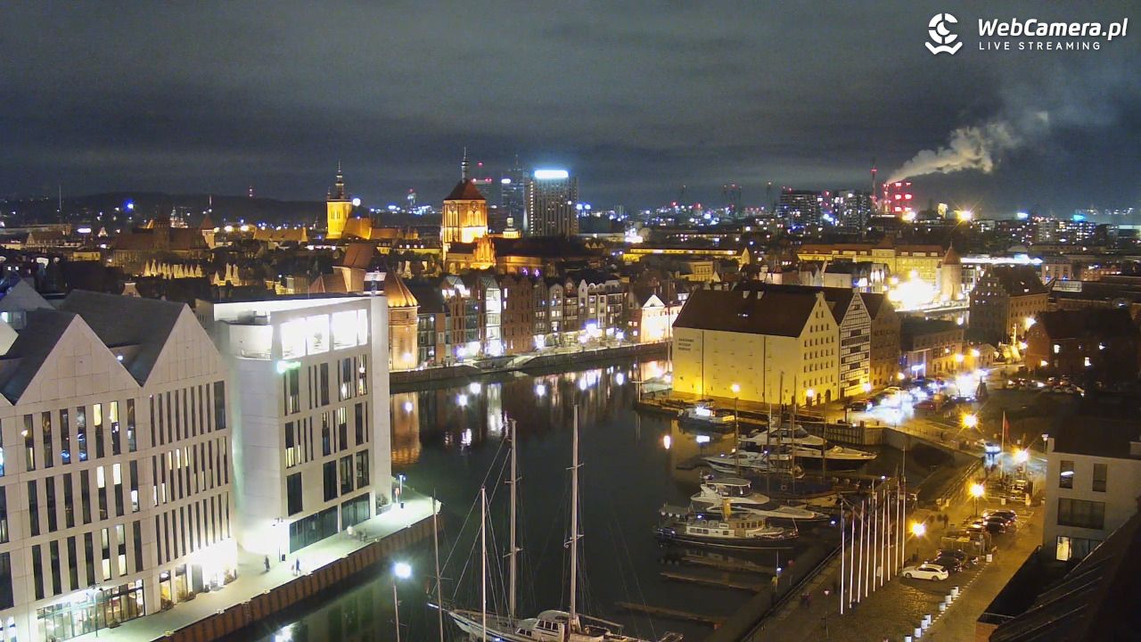 GDAŃSK - widok na Stare Miasto - 21 grudzień 2025, 19:06