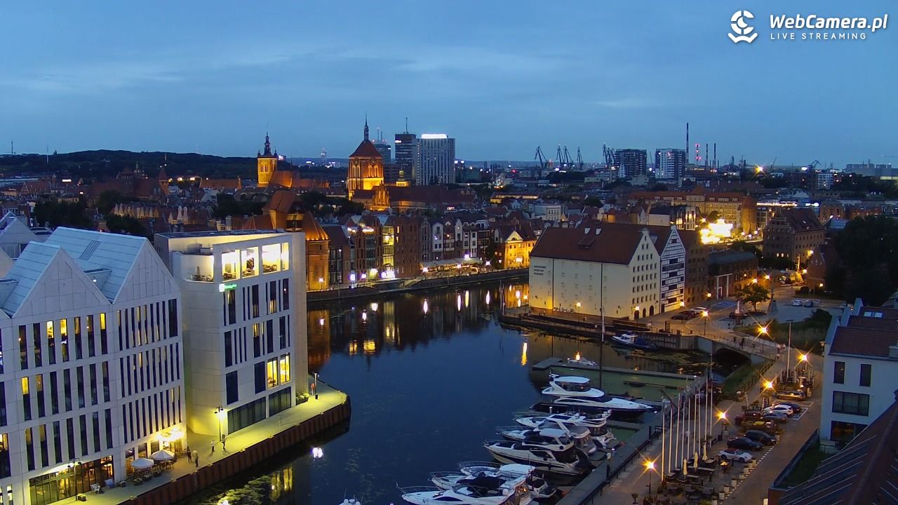 GDAŃSK - widok na Stare Miasto - 02 lipiec 2026, 21:51